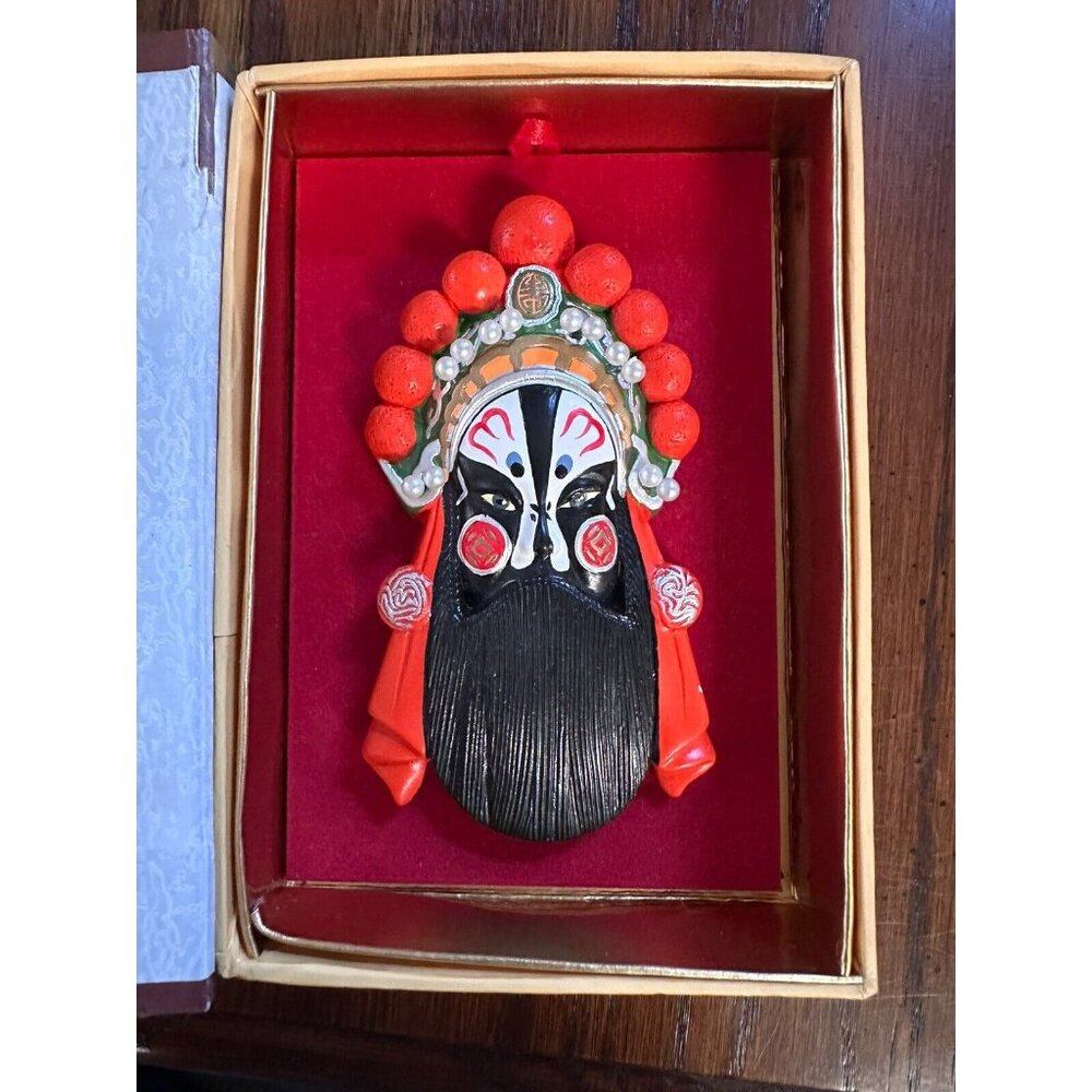 Chen Jiugong Chinese Opera Make-Up‎ Mask by Fengyatang Handicrafts